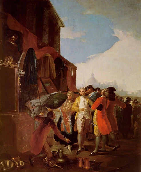 La Feria de Madrid, 1778 (oil on canvas)