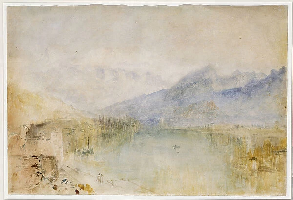 The Lake of Thun, c. 1844 (w  /  c)