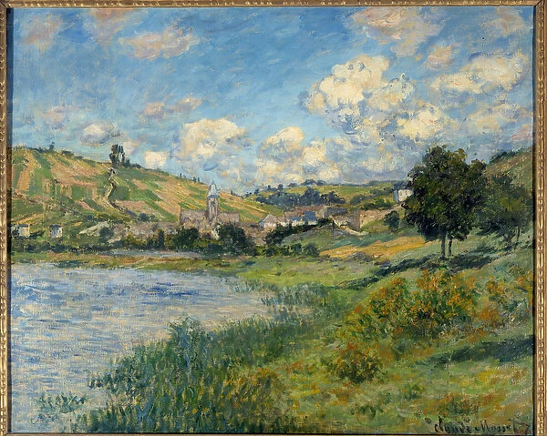 Landscape. Vetheuil. Painting by Claude Monet (1840-1926), 1879. Oil on canvas. Dim: 0