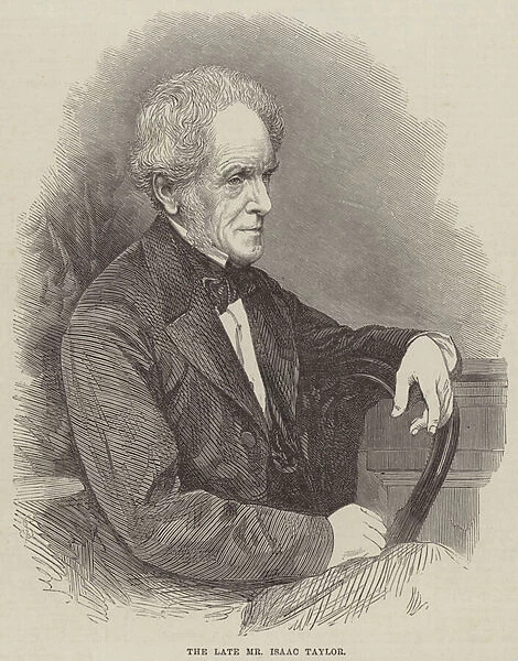 The late Mr Isaac Taylor (engraving)