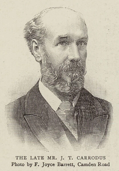 The Late Mr J T Carrodus (engraving)