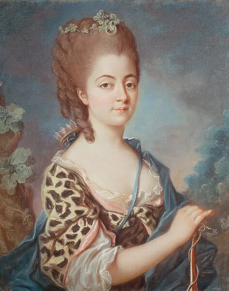 Madame Dupin de Francueil (1748-1821) nee Marie Aurore de Saxe (pastel on paper)