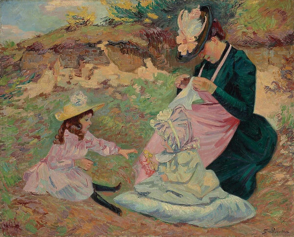 Madame Guillaumin and Her Daughters; Madame Guillaumin et Ses Filles, c