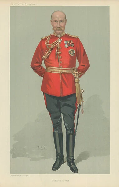 Major-General Sir James Wolfe-Murray (colour litho)
