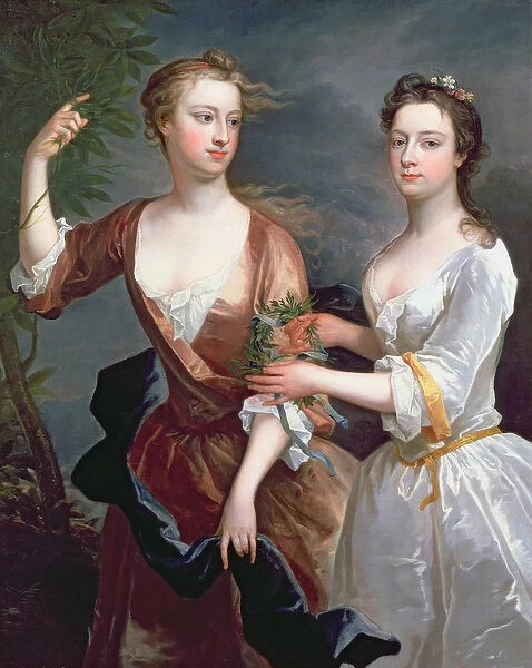 Martha and Teresa Blount, 1716 (oil on canvas)