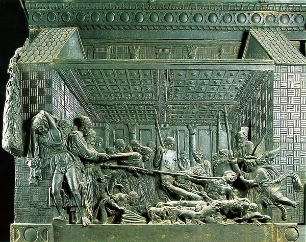 The Martyrdom of St Lawrence, after 1460 (bronze)