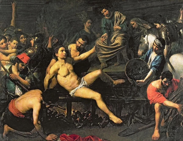 The Martyrdom of St. Lawrence, c. 1621  /  22 (oil on canvas)
