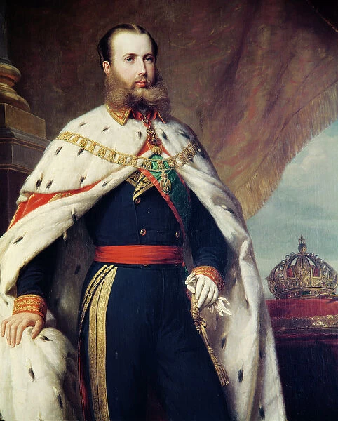 Maximilian of Hapsburg-Lorraine (1832-67) Emperor of Mexico, 1865 (oil on canvas)