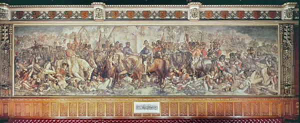 The Meeting of Wellington and Blucher after Waterloo (wall painting)