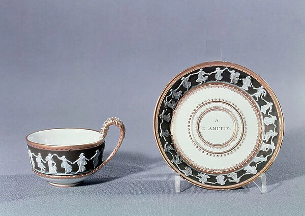 Meissen cup and saucer, late 18th century (porcelain)