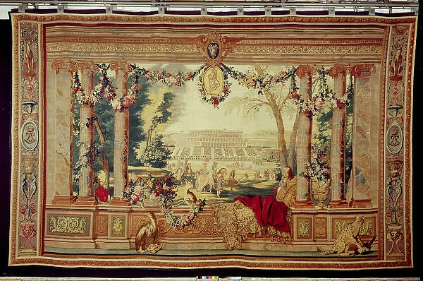 The Month of May  /  Chateau of Saint-Germain-en-Laye, from the series of tapestries