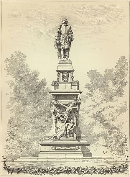 Monument de Champlain (engraving)