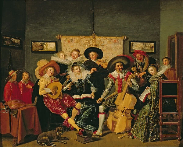 A Musical Party, c. 1625 (oil on panel)