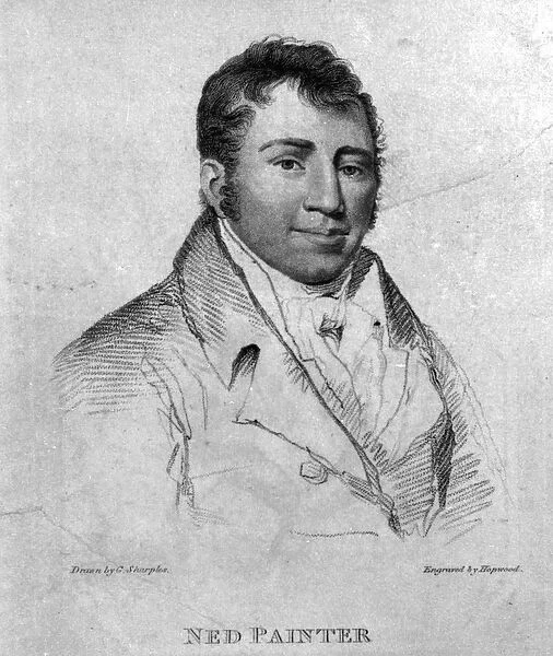 Ned Painter, engraved by Hopwood (engraving)