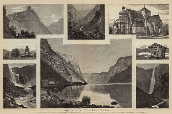 Notes of a Tour in Norway (engraving)