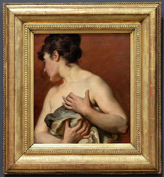 Nude Study, 1878 (oil on canvas)