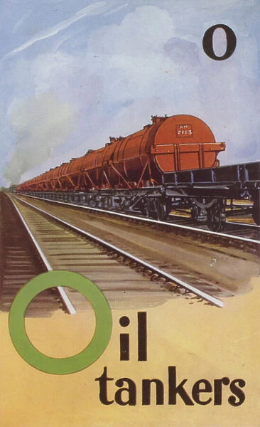 O, Oil tankers (colour litho)