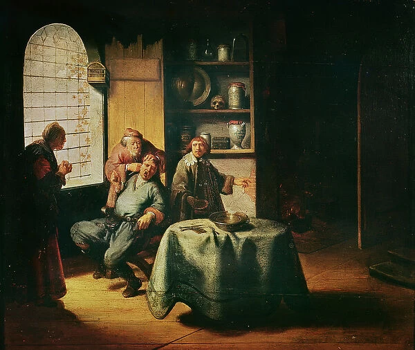 The Operation (oil on panel)