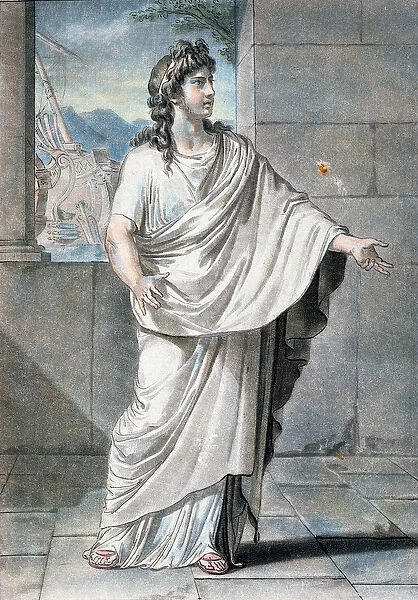 Orestes, costume for Andromaque by Jean Racine
