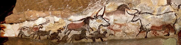 Panel of the Unicorn (Panel of the Black Bear) at Lascaux, c