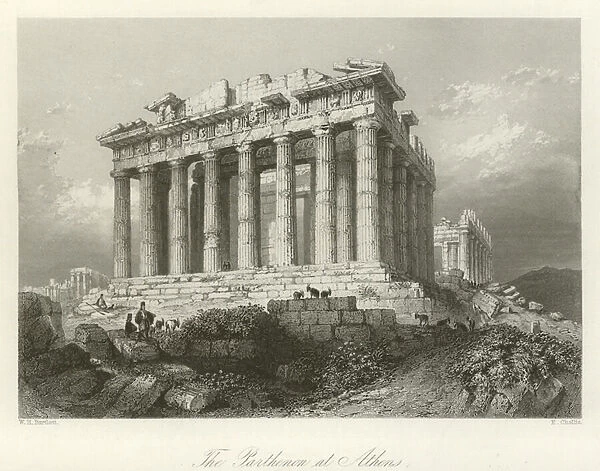 The Parthenon at Athens (engraving)