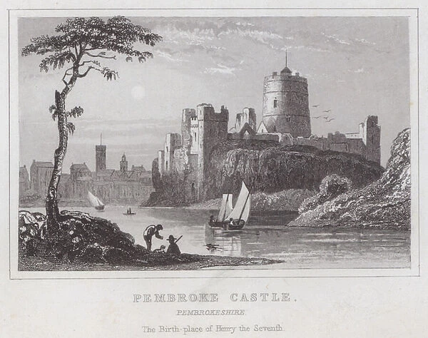 Pembroke Castle, Pembrokeshire (engraving)