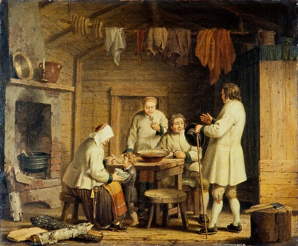 People from Mora in Dalecarlia, c. 1800 (oil on canvas)