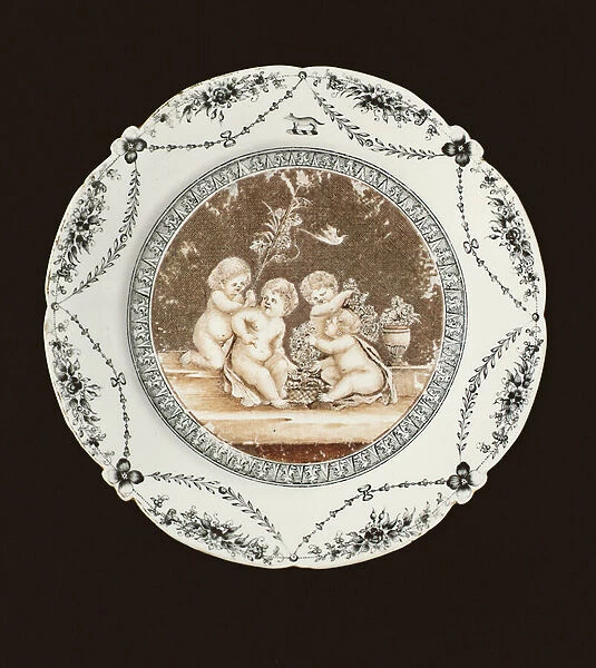 Side plate, Qianlong period, c. 1782 (porcelain)