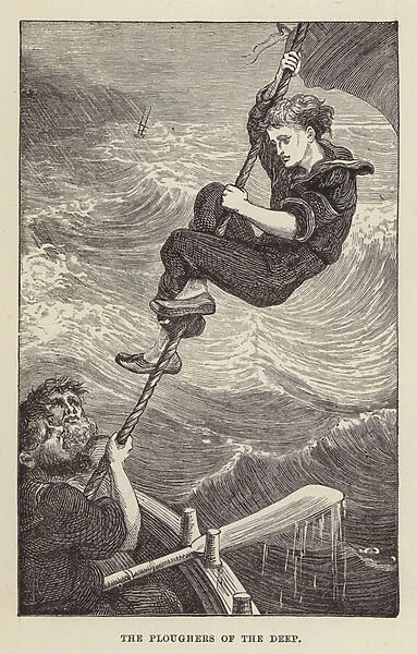 The ploughers of the deep (engraving)
