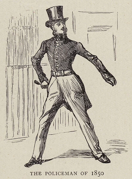 The Policeman of 1850 (engraving)
