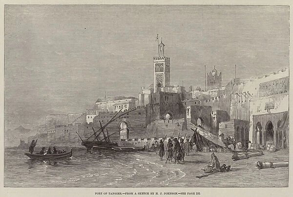 Port of Tangier (engraving)