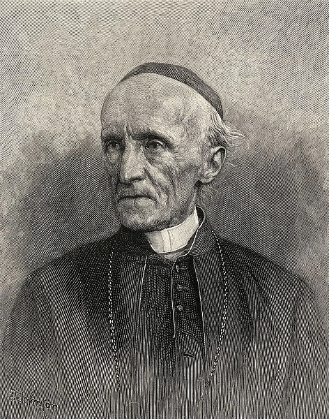 Portrait of Cardinal Manning, from The Century Illustrated Monthly Magazine