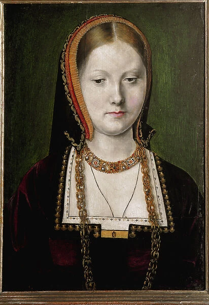 Portrait of Catherine of Aragon, 14th-15th century (painting)