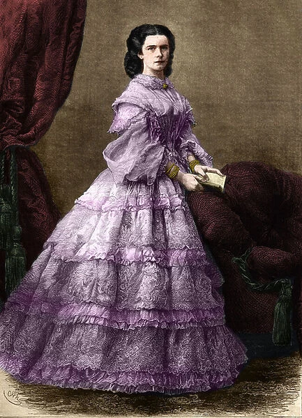 Portrait of Elisabeth de Wittelsbach (1837-1898) (sissi)