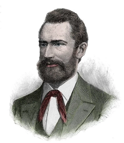 Portrait of Frederich Wilhelm Ludwig Leichhardt (1813-1848