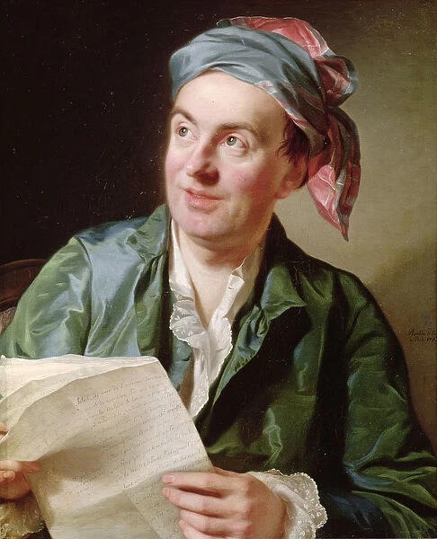 Portrait of Jean-Francois Marmontel (1723-99) 1767 (oil on canvas)