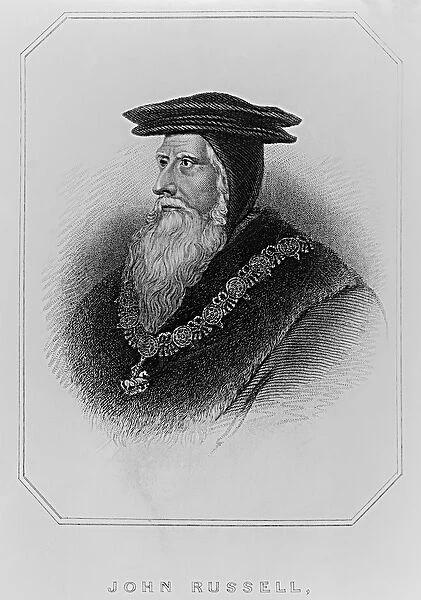 Portrait of John Russell (1485-1555) 1st Earl of Bedford, from Lodges British
