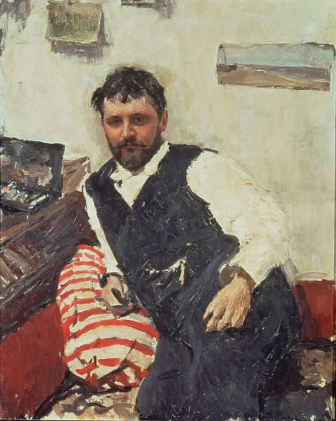 Portrait of Konstantin Korovin (1861-1939), 1891 (oil on canvas)