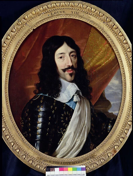 Portrait of Louis XIII (1601-43) after 1610 (oil on canvas)