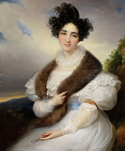 Portrait of Marie-Josephine Lafont-Porcher (oil on canvas)