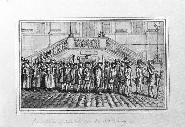 Procession of Convicts from the Old Bailey, c
