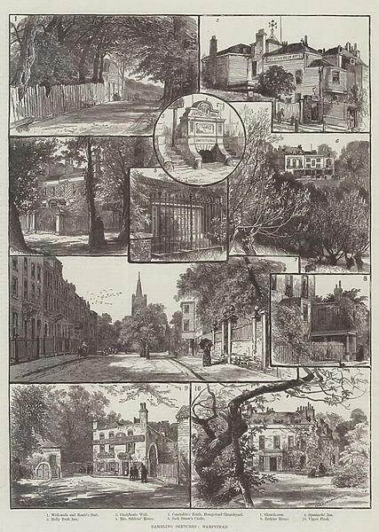Rambling Sketches, Hampstead (engraving)