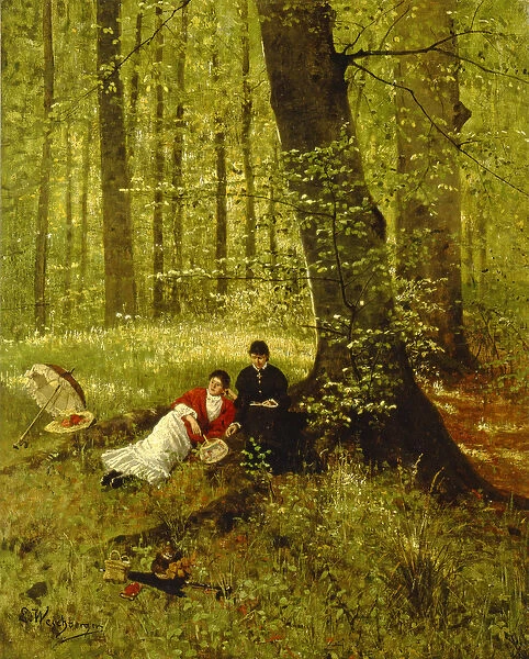 Reading in the Woods