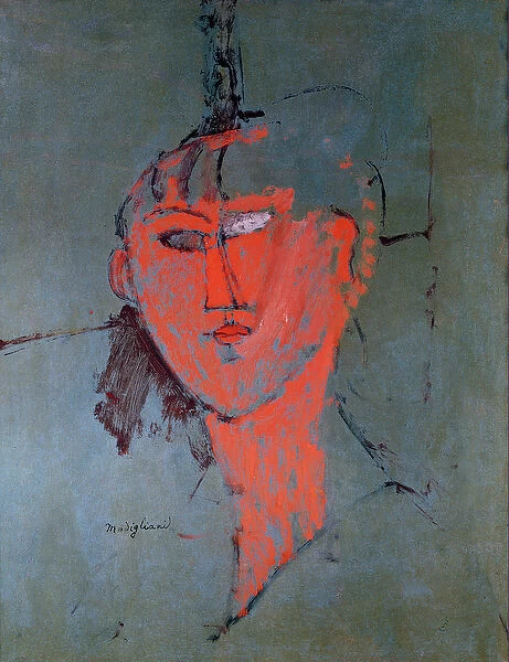 The Red Head, c. 1915 (oil on canvas)
