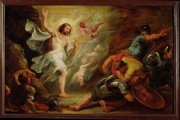 The Resurrection of Christ, c. 1617-19 (oil on panel)