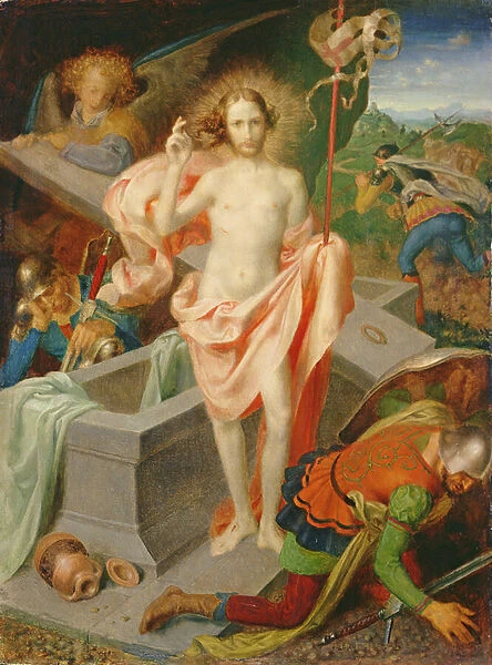 The Resurrection (oil on panel)