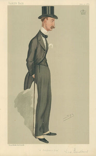 The Right Hon Lord Sandhurst, A soldiers son, 22 June 1889, Vanity Fair cartoon (colour litho)