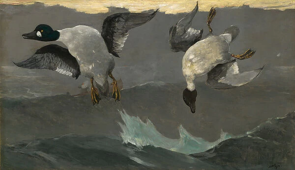 Right & Left, 1909 (oil on canvas)