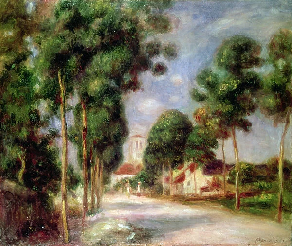 The Road to Essoyes, 1901 (oil on canvas)