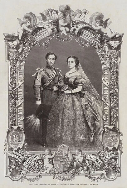 Their Royal Highnesses the Prince and Princess of Wales (engraving)